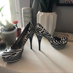 Zebra heels